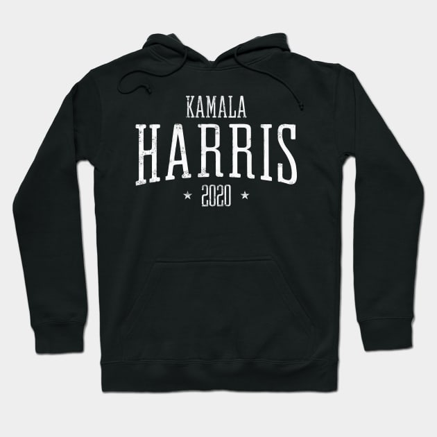 Kamala Harris Presidential race 2020 cool logo with distressed text Hoodie by YourGoods